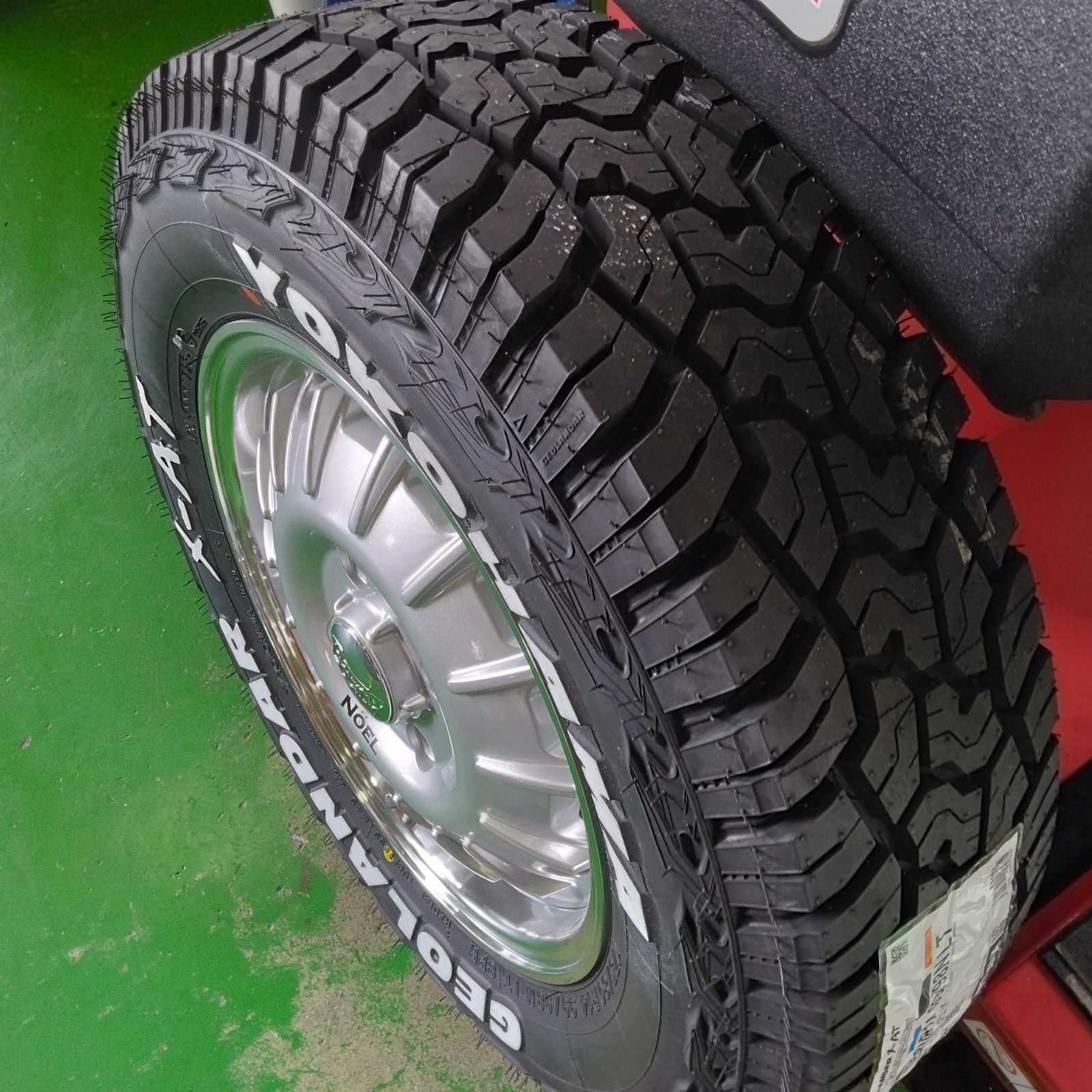 175/80R14 YOKOHAMA ジオランダー X-A/T ホワイトレター NV200 バネット デリカ D3 タイヤホイールセット 14インチ  NOEL - メルカリ