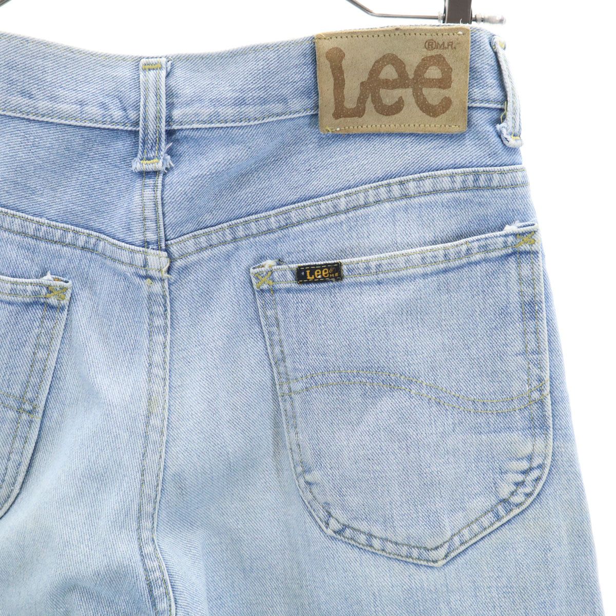古着 Lee リー 80s 42タロン ヴィンテージ ストレートデニムパンツ w29 ウォッシュブルー ジーンズ メンズ Lee リー 80s 42タロン ヴィンテージ ストレートデニムパンツ w29