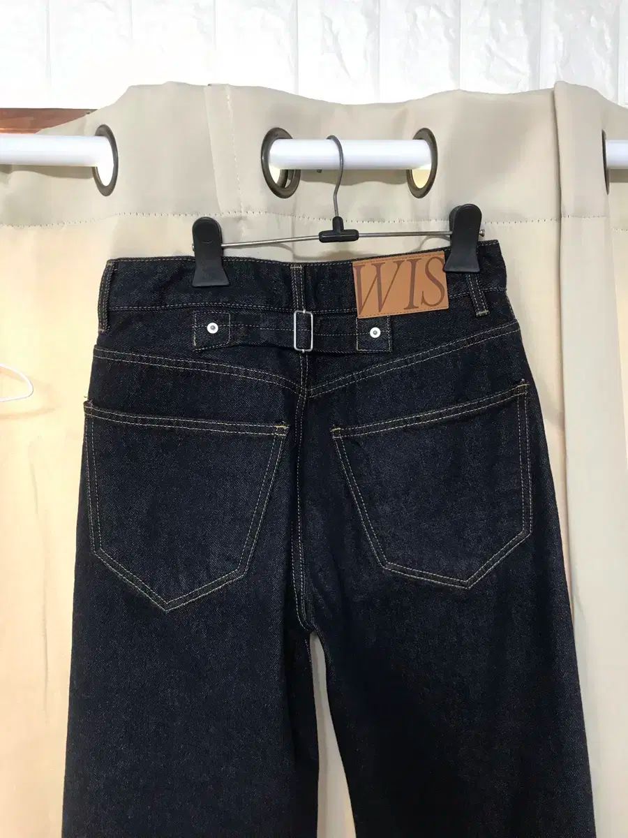 wis ドゥウィル 生デニム ビゾ パンツ S