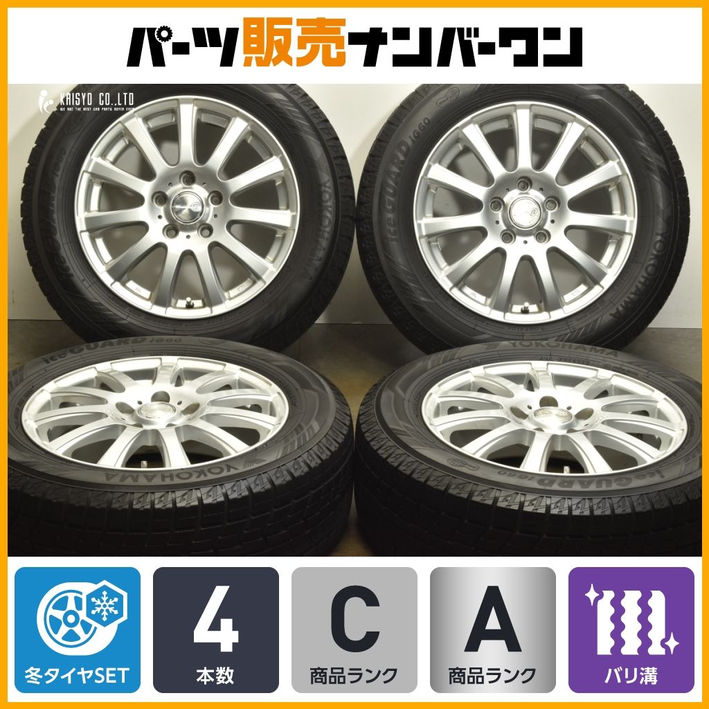 バリ溝 ラ ストラーダ 16in 6.5J 53 PCD114.3 ヨコハマ アイスガードiG60 215 60R16 ノア ヴォクシー オデッセイ ヴェゼル CX-3