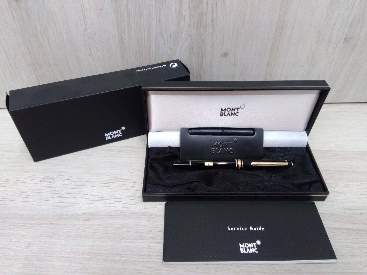 モンブラン MONT BLANC 万年筆 マイスターシュテュック ペン先14K ケース 取説付 コンバーター式
