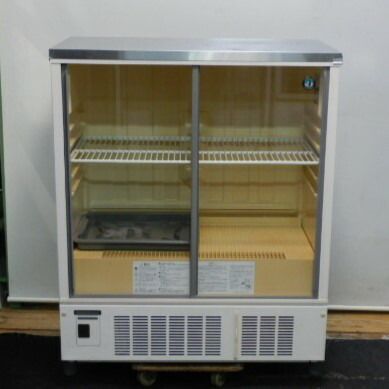 2008年製 ホシザキ SSB-85CTL1 冷蔵ショーケース W850D450H1050mm 172L 51kg 100V 中ビン100本