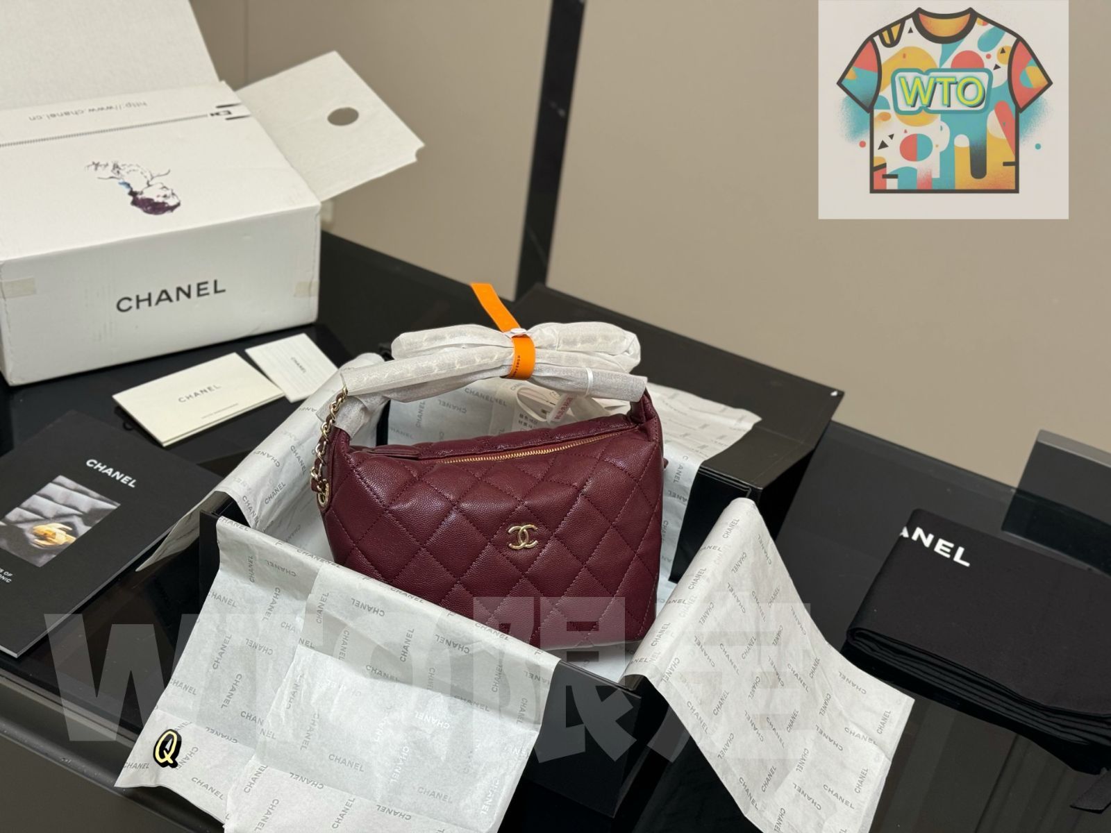 今日WTO】Chanel Hobo Bag シャネル ホーボーバッグ-WTO輸入2