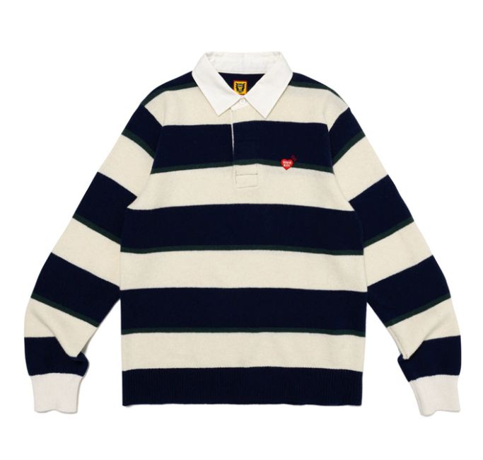 HUMAN MADE RUGBY KNIT SWEATER ニット HM26CS031 - メルカリ