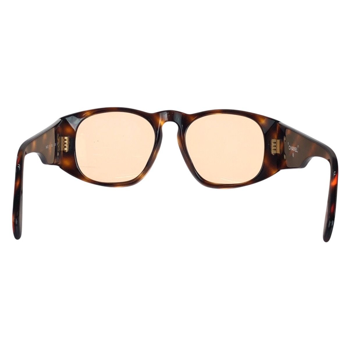 CHANEL シャネル ヴィンテージ ココマーク ブラウン ゴールド金具  