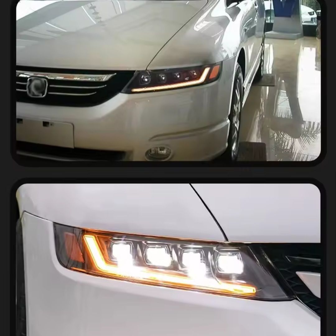 最新 新品 ホンダ オデッセイ RB1 RB2 用 ヘッドライト 2004-2008 LED