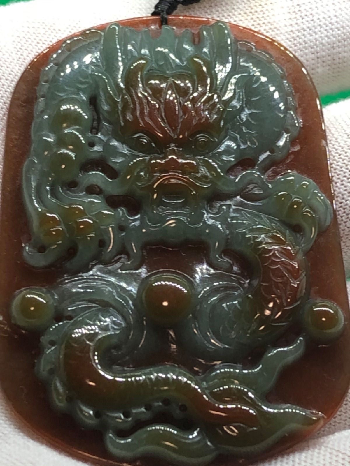 超美品 天然A翡翠 龍牌 鑑定書付き ネックレス2220 超美品 天然A翡翠 龍牌 鑑定書付き ネックレス2220 - メルカリ