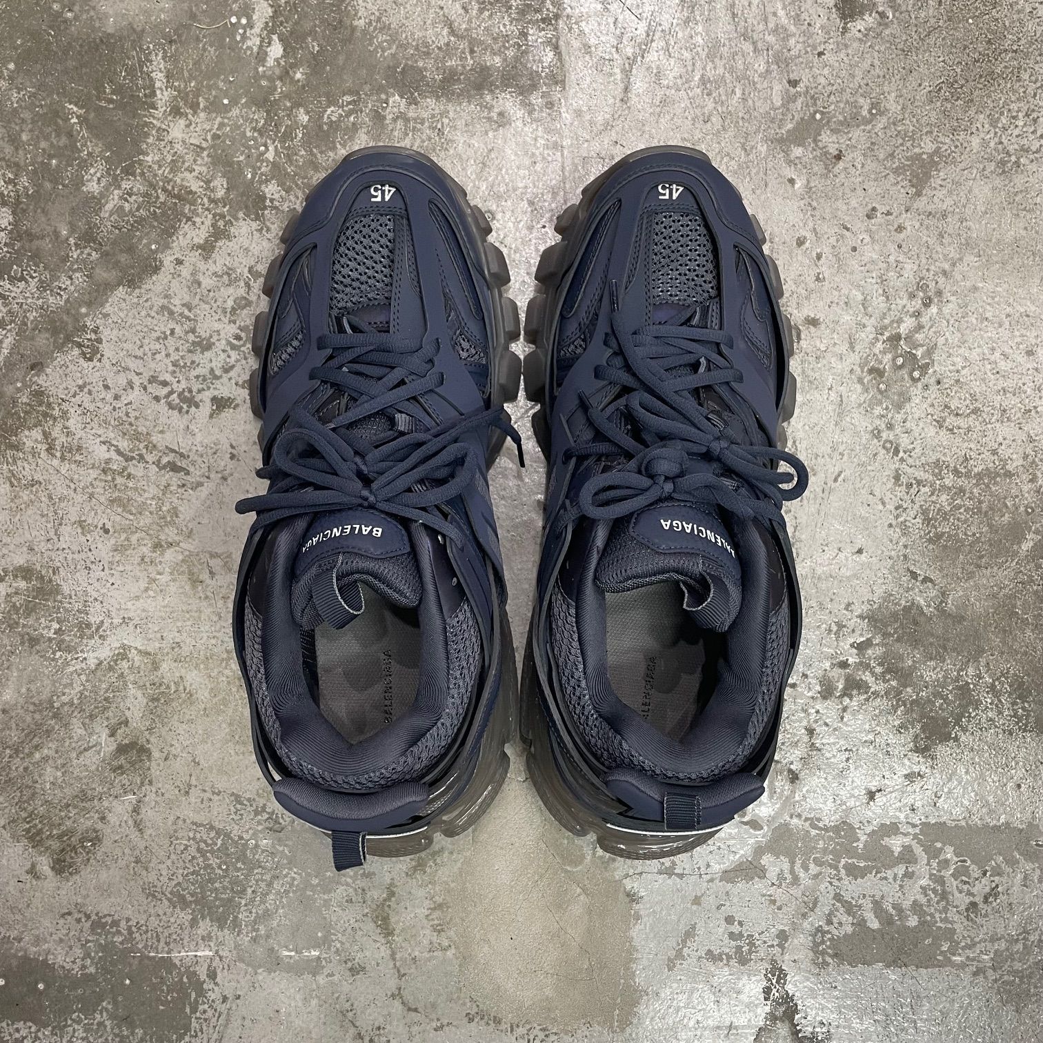 O BALENCIAGA TRACK CLEAR SOLE 647742 トラック クリアソール