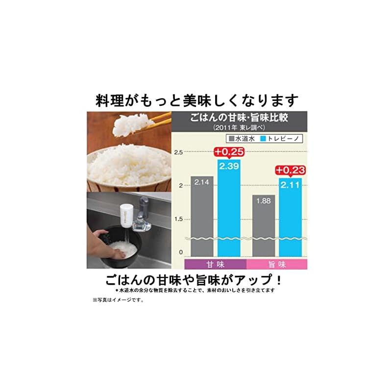  東レ トレビーノ 浄水器 蛇口 直結型 カセッティシリーズ 時短 高除去タイプ シルバー キッチン 住宅設備