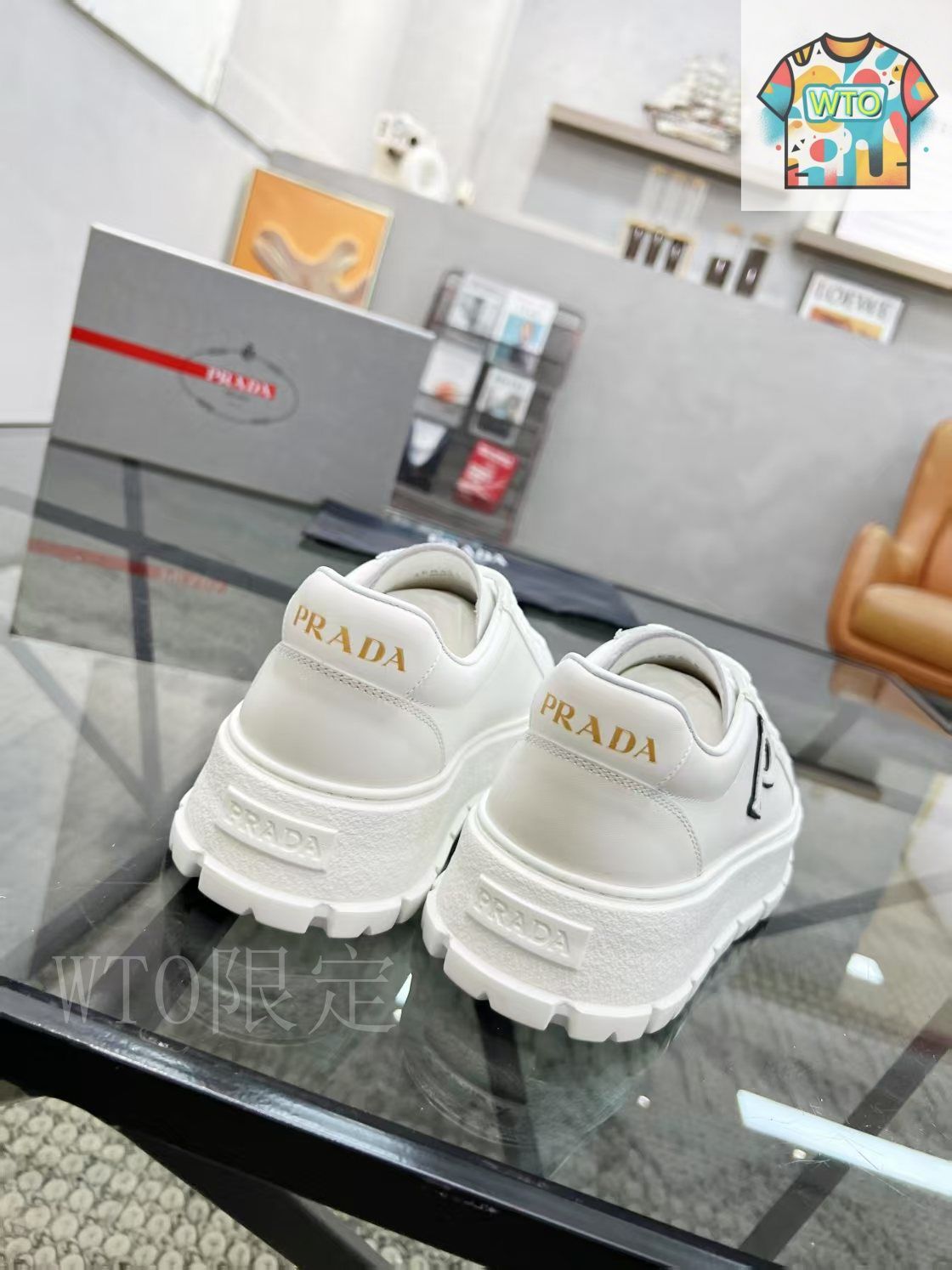 プラダ（PRADA） メンズ 真皮 スニーカー03-WT63 - メルカリ