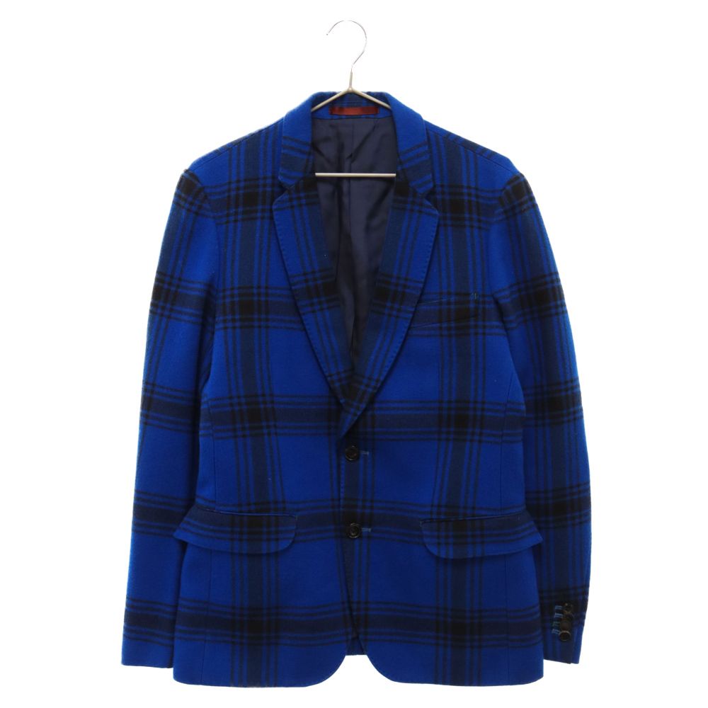 Paul Smith (ポールスミス) ウール シルク チェック柄 テーラード 