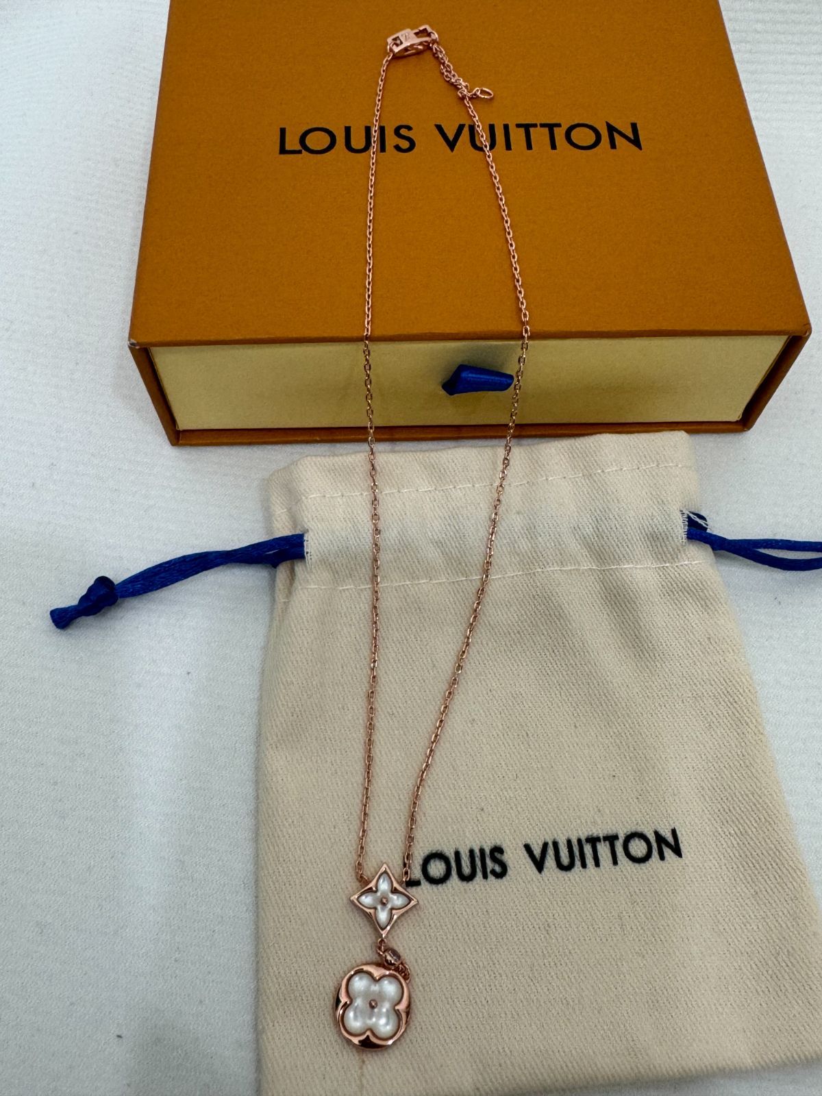 LOUIS VUITTON  ルイヴィトン コリエ ドゥーブル ネックレス