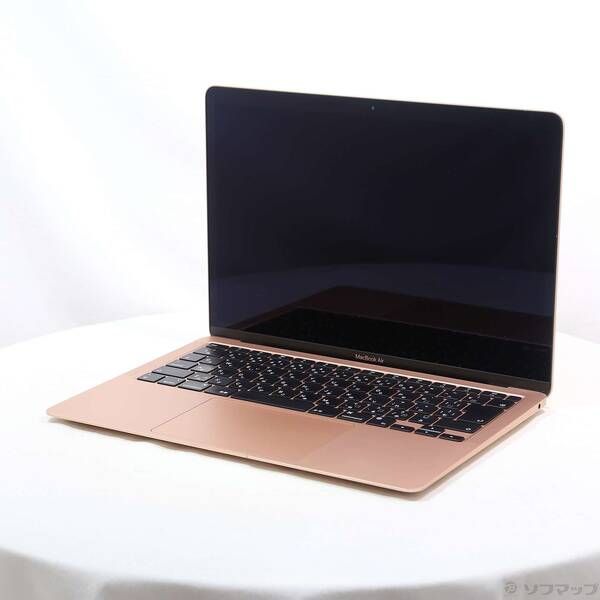 〔品〕 MacBook Air 13.3-inch Late-2020 MGND3J／A Apple M1 8コアCPU_7コアGPU 8GB SSD256GB ゴールド 〔14.7 Sonoma〕【344】