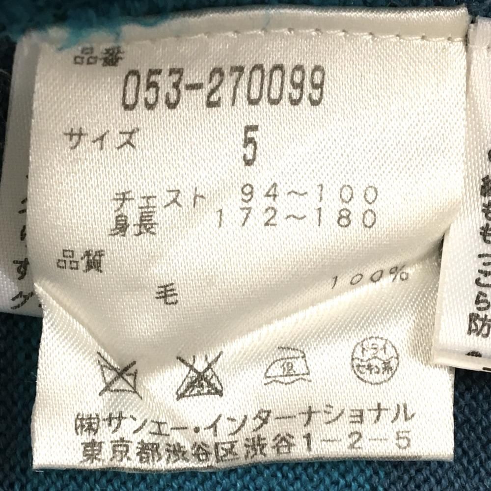 ☆SALE価格☆【超美品】パーリーゲイツ セーター ブルーグリーン