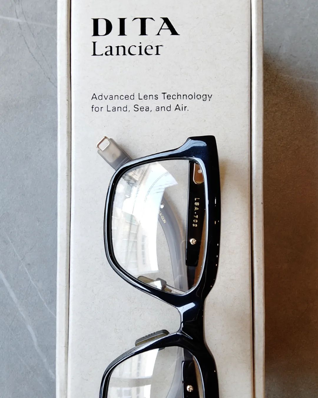DITA Lancier (ディータランシアー) LSA-702-01/BLK-BLACK GUN//CR