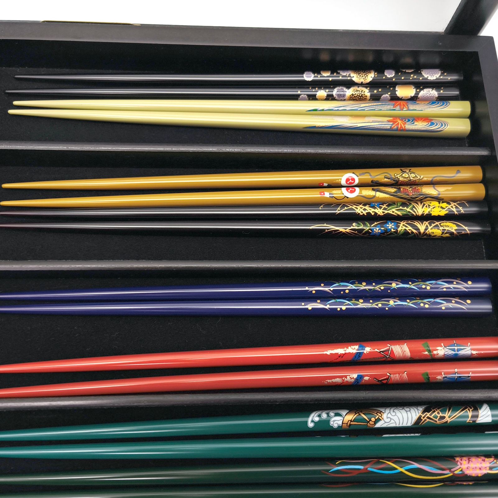  久我美子 宴の華十二ヵ月 箸と箸置き No.250615-03 梱包サイズ100 箸 カトラリー(スプーン等)