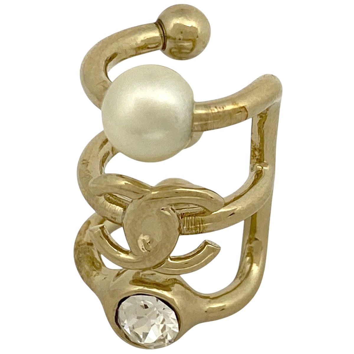 憧れ 在庫一掃】 ラインストーン ココマーク CHANEL シャネル アクセサリー