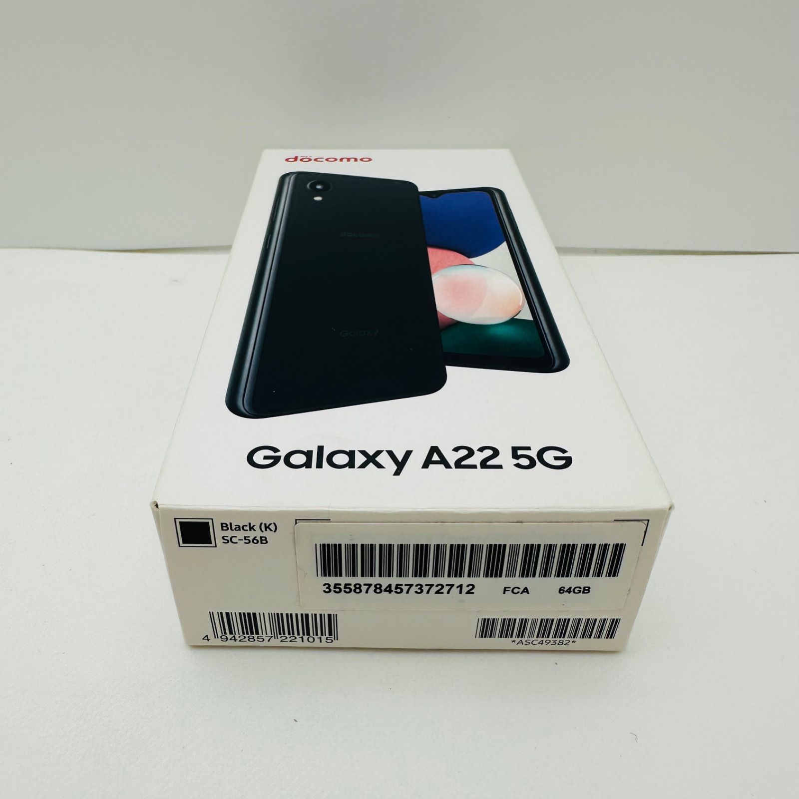 SAMSUNG Galaxy A22 5G SC-56B ブラック2712 - メルカリ