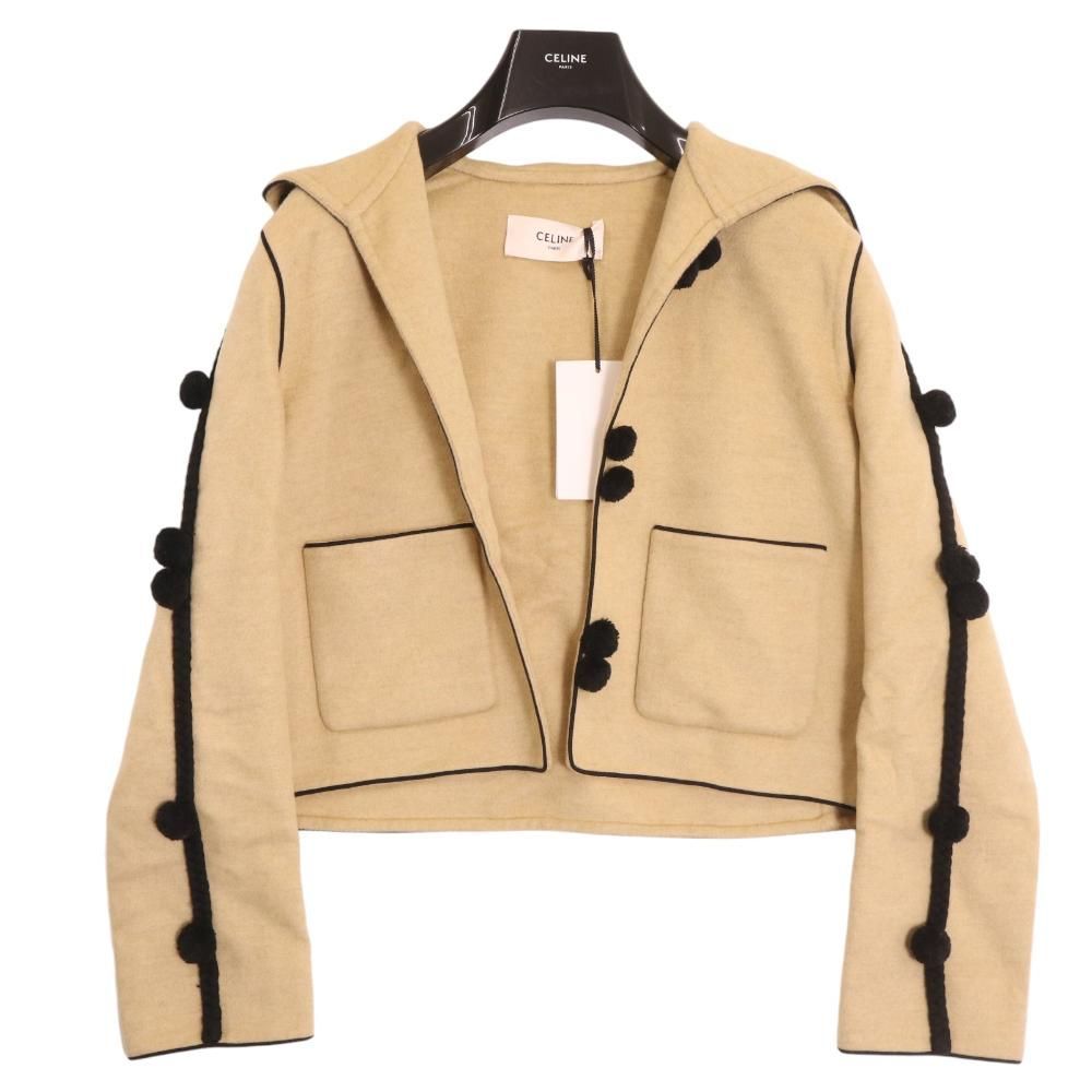 セリーヌ 21SS カシミヤ 100% ショート丈 ジャケット CHASSEUR JACKET 