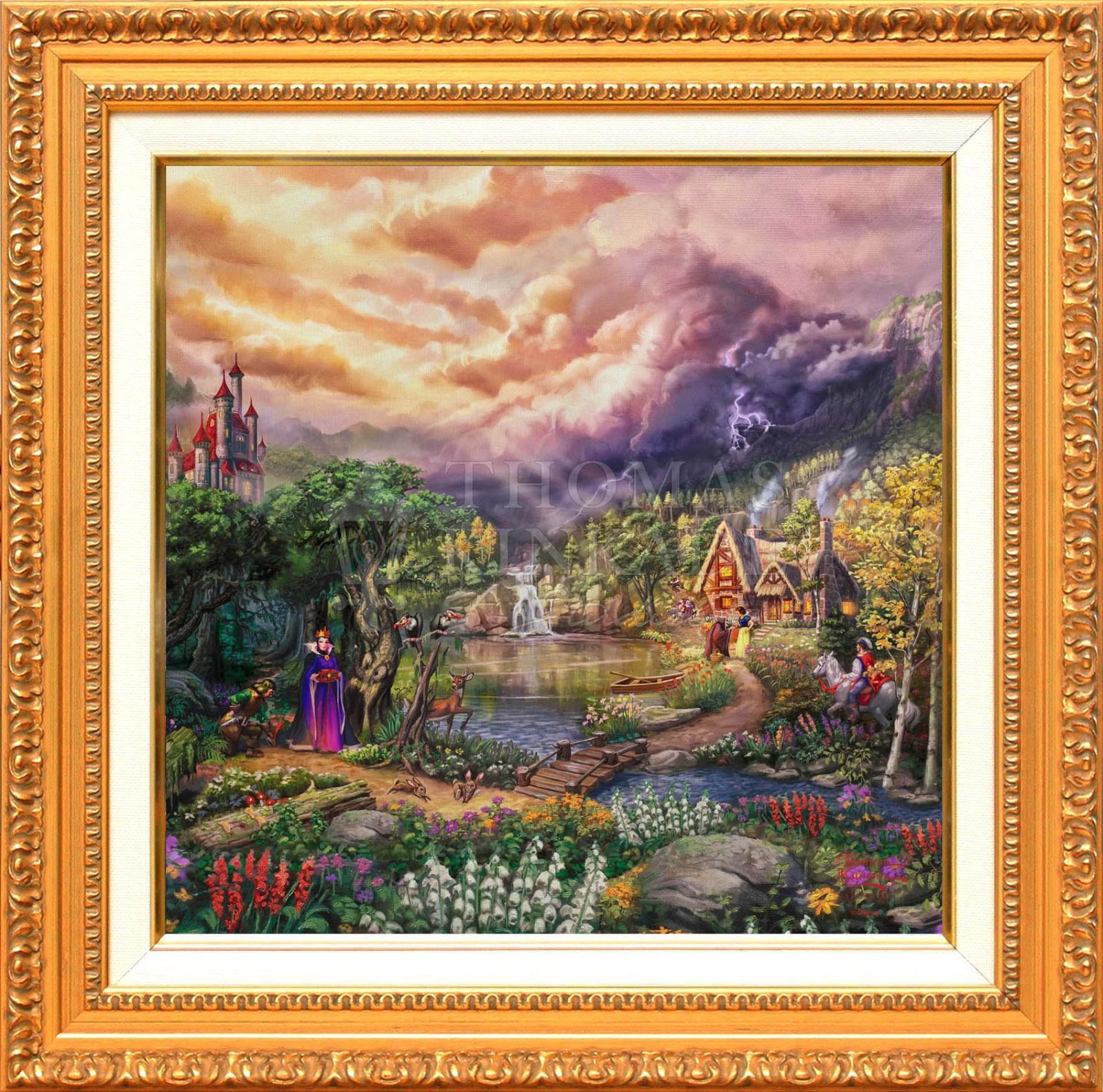 ディズニー/トーマス キンケード「白雪姫と七人の小人/邪悪な女王