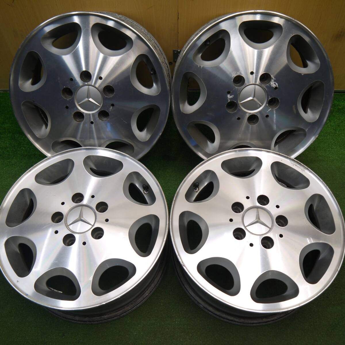 4本価格 ベンツ Eクラス W124 純正 ホイール 15インチ 15×6.5J PCD112|5H 5032108Hホ