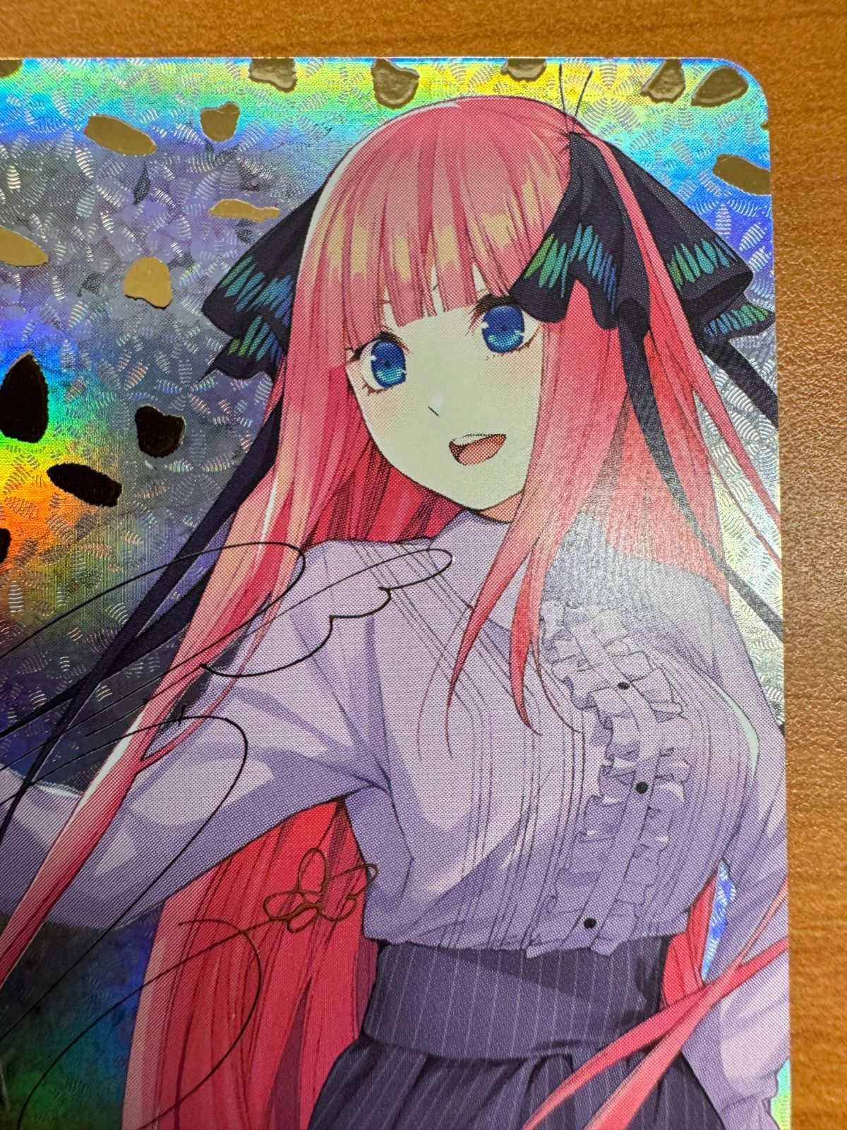 中野二乃 サイン入り 箔押し SSP GYC-BP1-008P1 2025年最新】中野二乃サインの人気アイテム - メルカリ