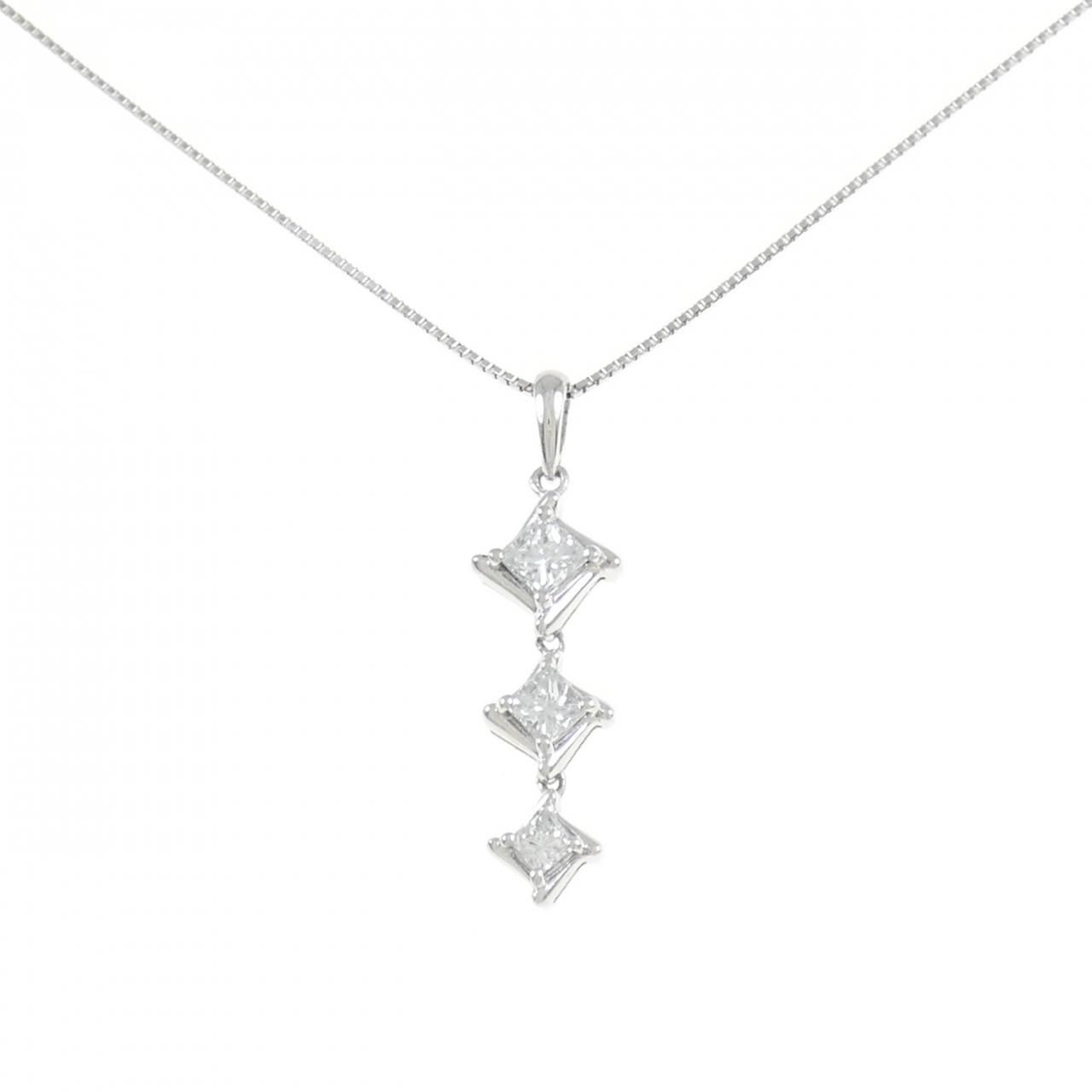 PT900|PT850 ダイヤモンド ネックレス 0.73CT