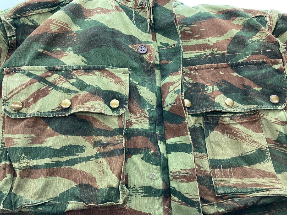 ミリタリー Military Item French Army Paratrooper Jacket フランス軍 パラトルーパー リザードカモ ヘリンボーン TAP47/56 サイズ表記なし ジャケット カモフラージュ・迷彩 カーキ 104MT-231