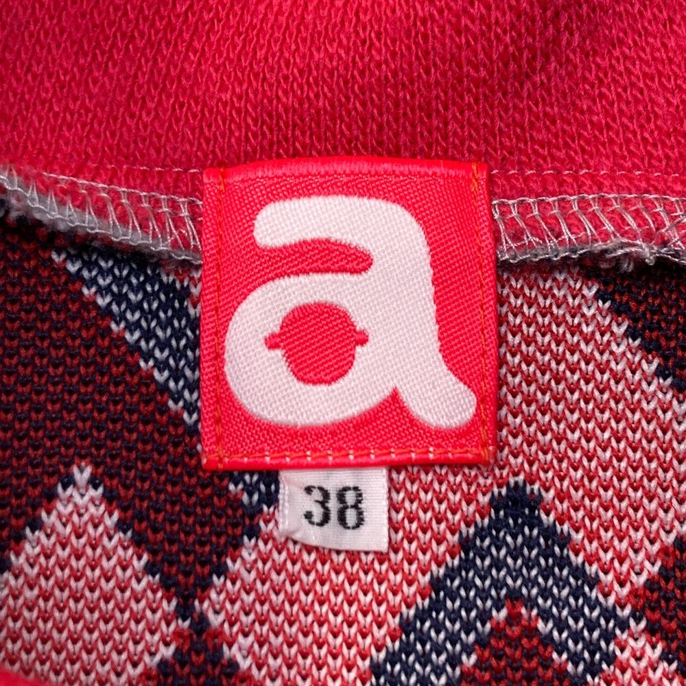 サイズ：38 ARCHIVIO アルチビオ ハイネック 長袖ニットセーター 総柄