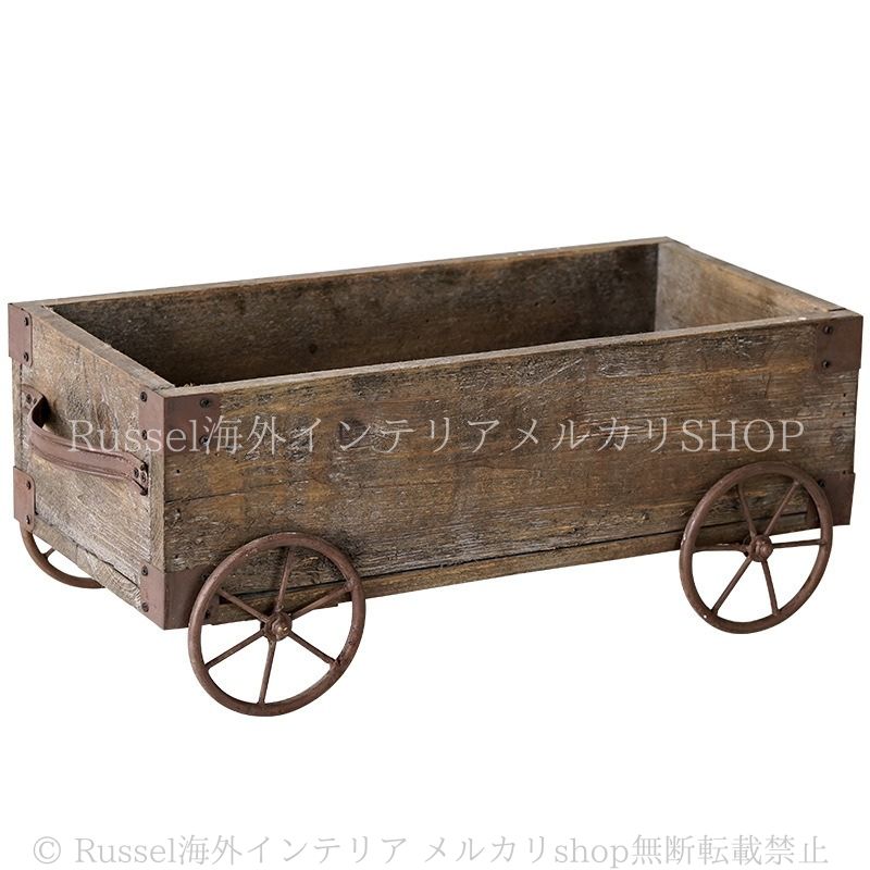 プランターラック 木製 無垢材 アイアンウッドカート 庭 プランターケース 木 植木鉢 鉢植え ガーデニング 雑貨 ガーデン雑貨 ガーデンインテリア ガーデン インテリア 庭の装飾 お洒落 おしゃれ 8-14 STEELWINDOWSANDDOORS_COM