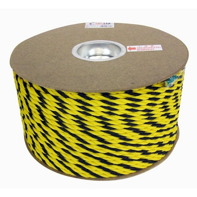 ユタカ　PEカラーロープ ドラム巻 ホワイト 12mm×100m ユタカPEカラーロープ ドラム巻 ホワイト 12mm×100m