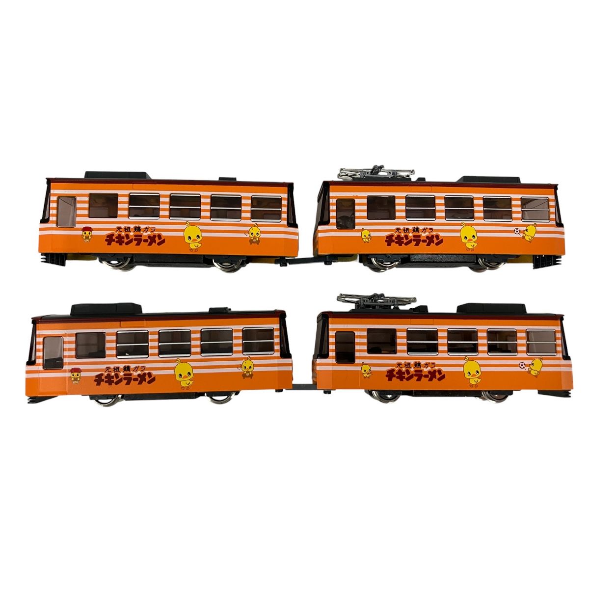 KATO 14-501-2 チビ電 ぼくの街の路面電車 チキンラーメン号 2点 KATO 14-501-2 チビ電 ぼくの街の路面電車 チキンラーメン号 2点
