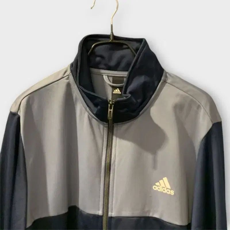 adidas アディダス トラックジャケット バイカラー 白 黒 L 大きい 超