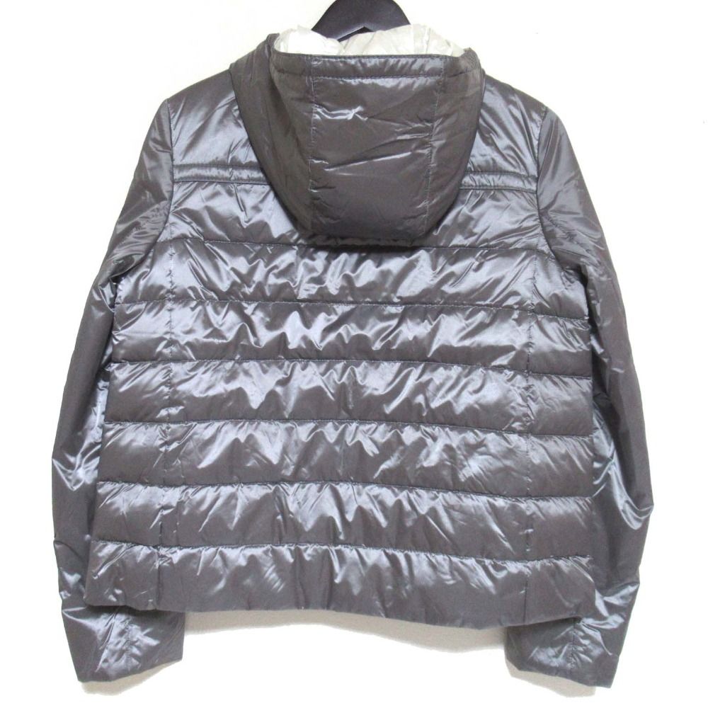 PRADA プラダ ナイロン ジップアップ フーディ ジャケット グレー