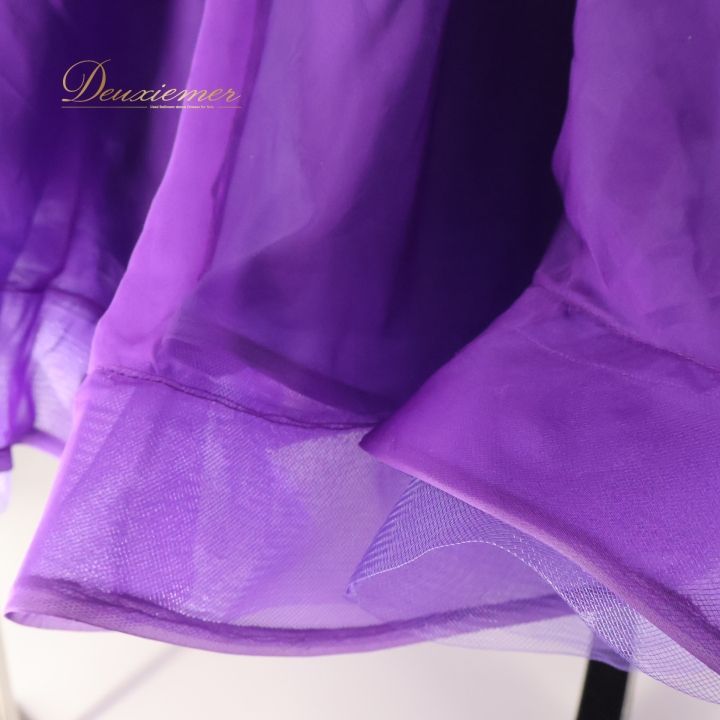 社交ダンス 衣装 タカダンス TAKADANCE スタンダード ドレス ワンピース スタンダードドレス フロート パープル系 紫 デモ 競技 ダンス パーティ 発表会 感 フェスティバル 華やか フロート付き ステージ衣装 ダンスパフォーマンス 競技ダンス