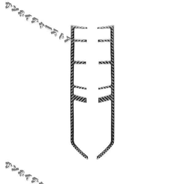ポルシェpanamera パナメーラ リアルカーボン製 センター部スイッチカバー 左右2枚