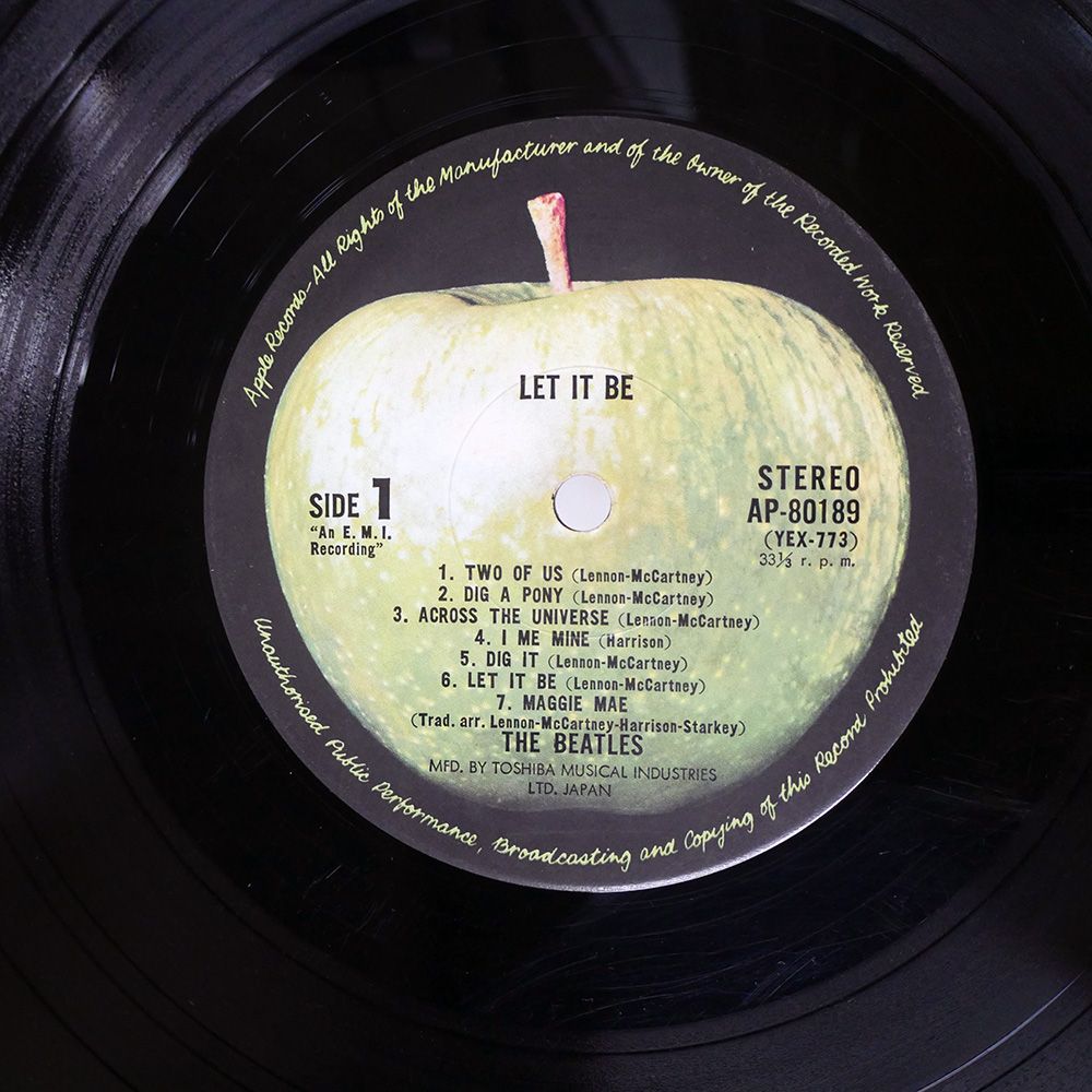 国内盤 BEATLES/LET IT BE/APPLE AP80189 LP - メルカリ