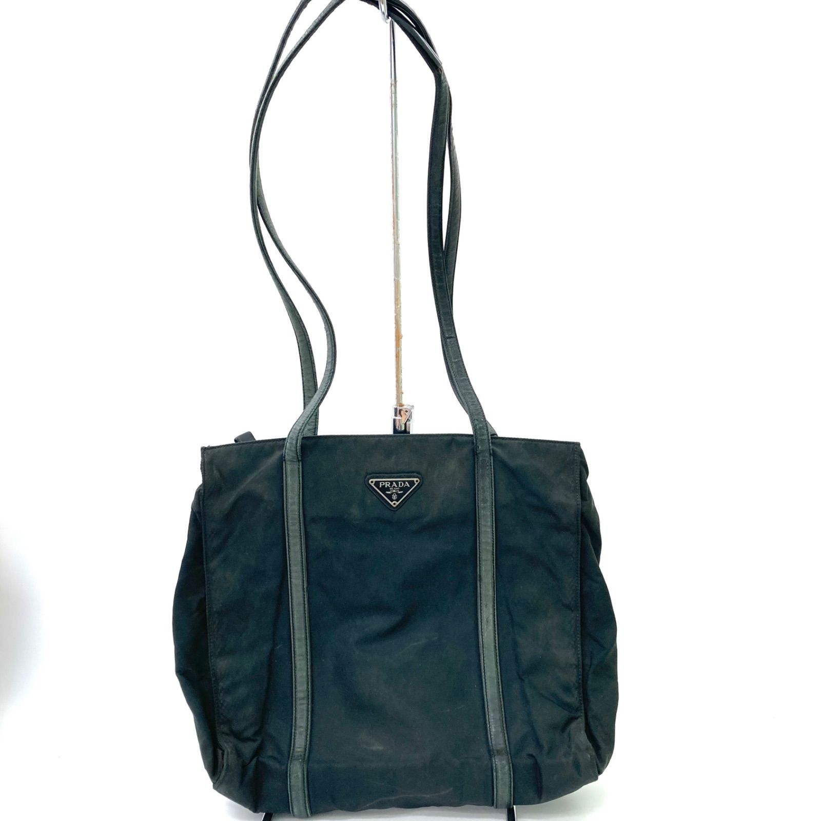 PRADA】プラダ ナイロンバッグ ワンショルダー ハンドバッグ 黒  