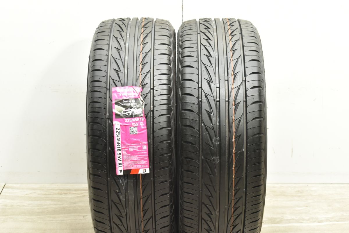 2024年 バリ溝】ブリヂストン テクノスポーツ 225/45R18 2本販売