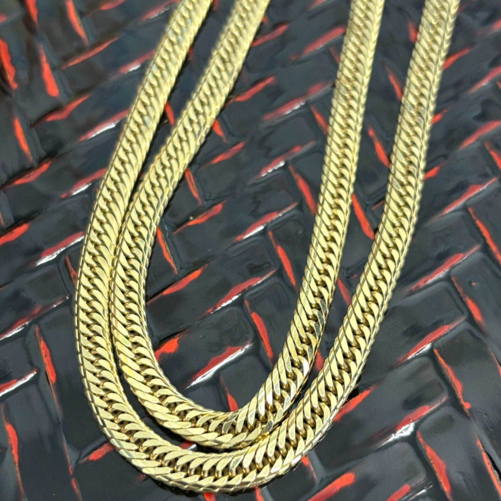 ☆金相場爆上がり中☆8面トリプル喜平k18 喜平ネックレス 約25.5g 750