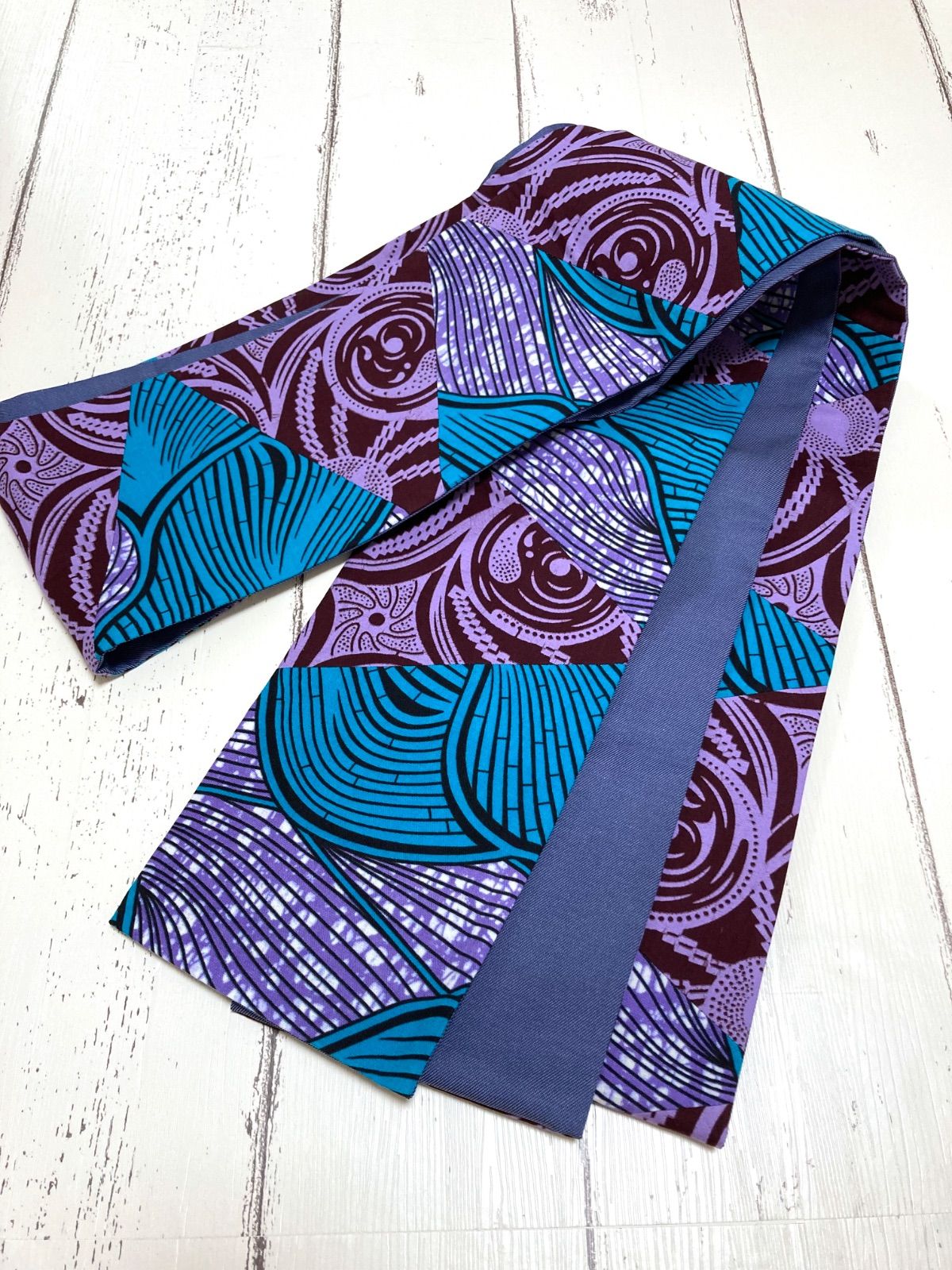 リバーシブル半幅帯