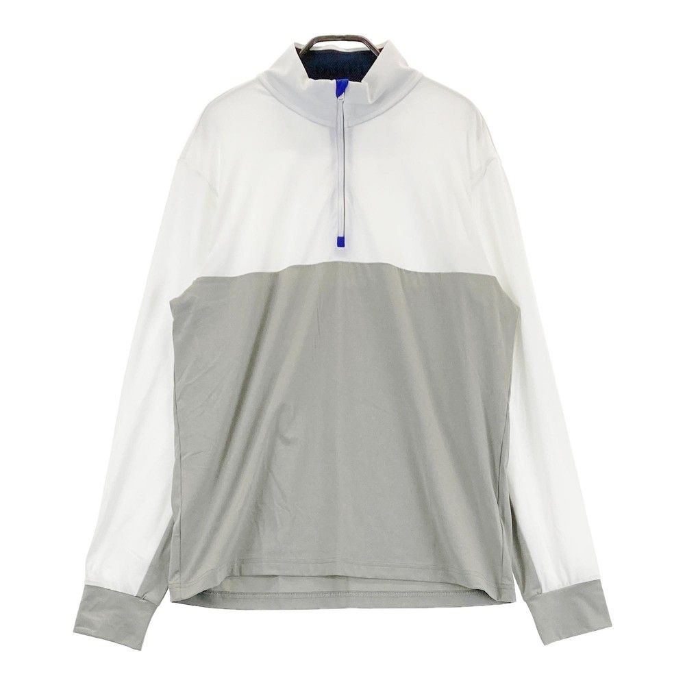 サイズ：M POLOGOLF ラルフローレン ポロゴルフ  ハーフジップ 長袖Tシャツ  グレー系 [240101358278]# ゴルフウェア メンズ ストスト