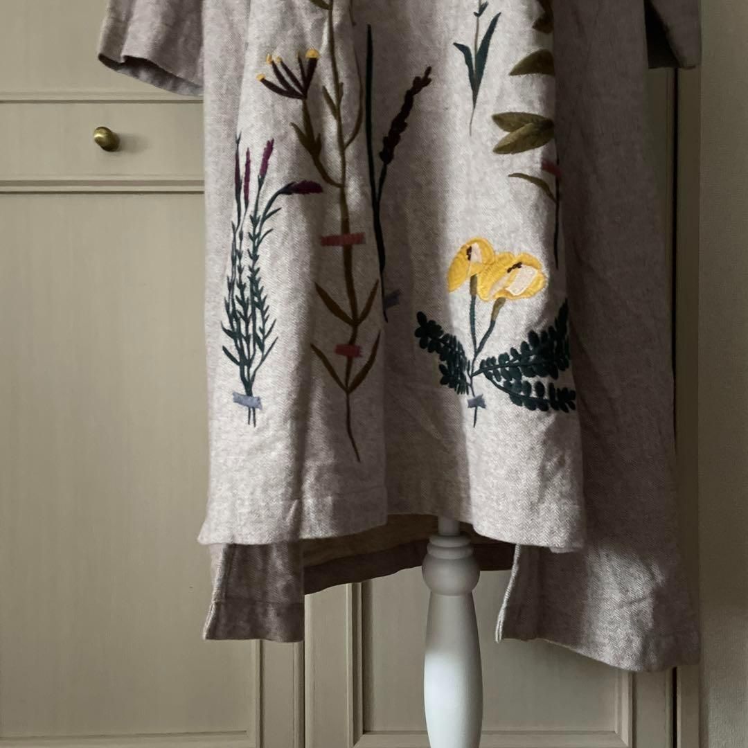 21 アトリエドゥサボン atelierdusavon ワンピース 花柄 刺繡 お呼ばれ デート オフィスカジュアル 食事会