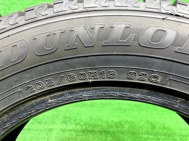 DUNLOP スタッドレス ダンロップ ウィンターマックスWM02 205 60R16 4本 2本6ミリ 2本7ミリ FFCRYSTALESIA_COM