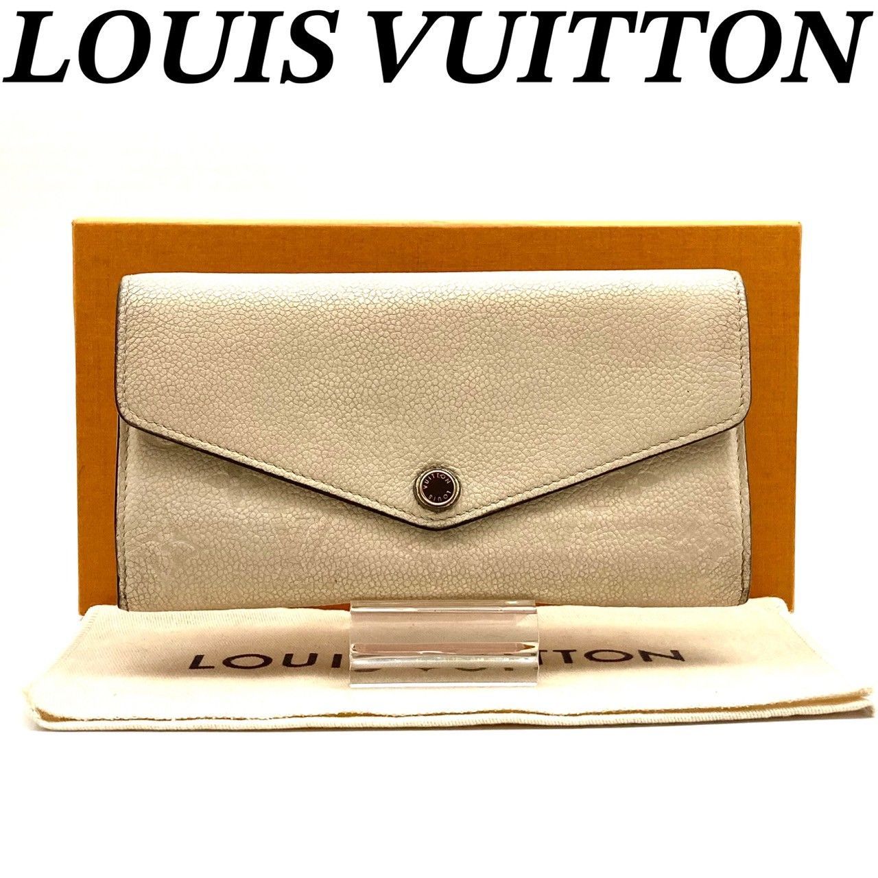 ルイヴィトン ポルトフォイユ サラ ベージュ 二つ折り長財布 長財布