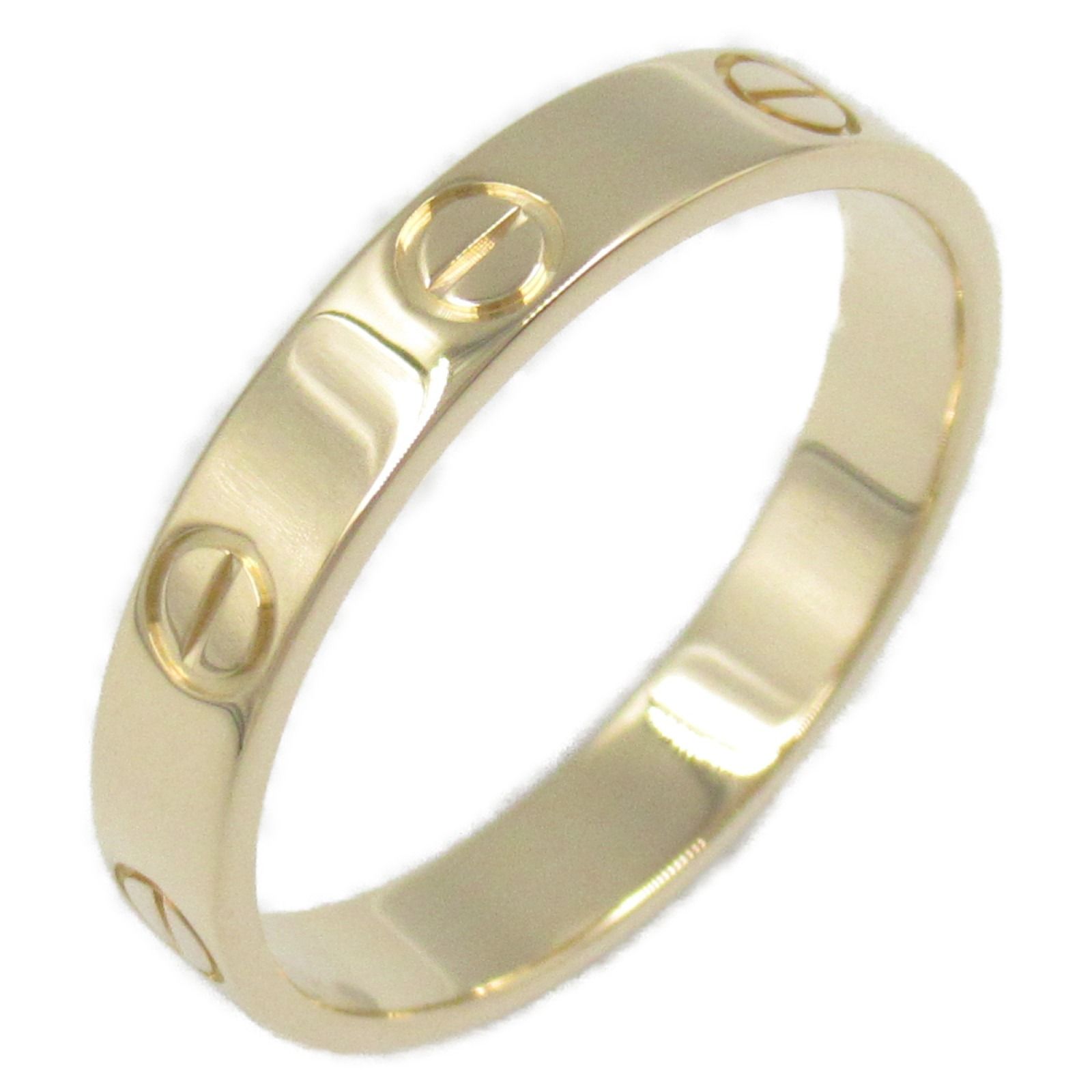 カルティエ CARTIER リング 指輪 ミニラブリング B4085057 K18 イエローゴールド ミニラブリング ユニセックス Used A