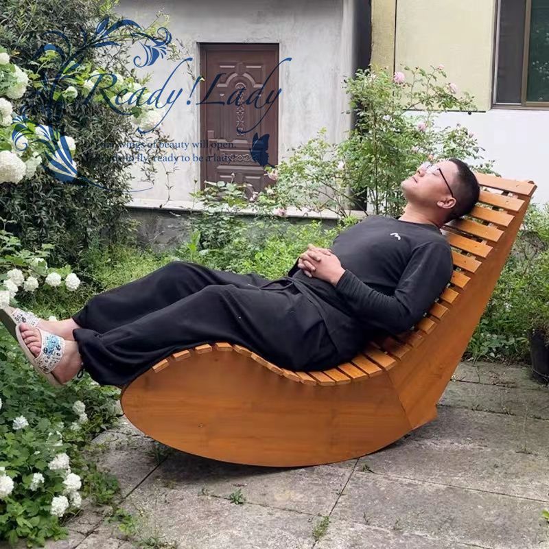 ロッキングチェア 杉木製 大人用 快適 家庭用 バルコニー 花園 庭用