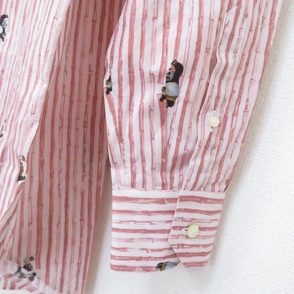 エトロ ETRO × カンフーパンダ 限定コラボ 竹藪ストライプ 長袖