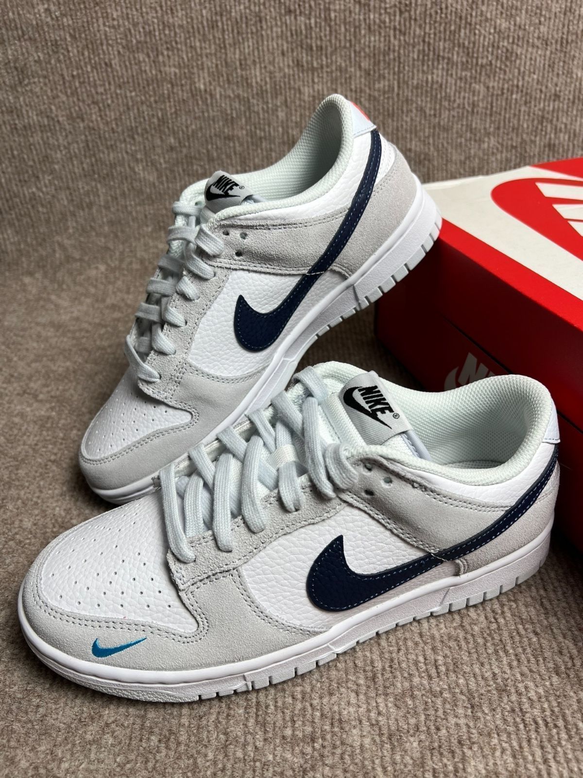 Nike ナイキ ダンクロー ミニ スウッシュ グレー/ネイビー ナイキ ナイキ ダンクロー ミニ スウッシュ グレー/ネイビー FJ4227-001 メンズ スニーカー ランニングシューズ 21SN-FJ4227-001-MM輸入