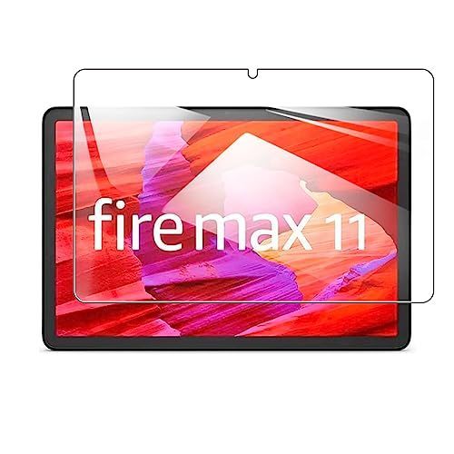 1枚For Fire Max 11 フィルム For Fire Max 11 ガラスフィルム 強化ガラス 11インチ 指紋防止 気泡ゼロ 硬度9H 飛散防止 画面保護 保護シート液晶保護フィルムHcsxlcjFor Fire Max 11 対応